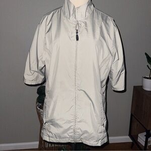 Ping Collection Golf Windbreaker Short Sleeve Full Zip Womens Large *